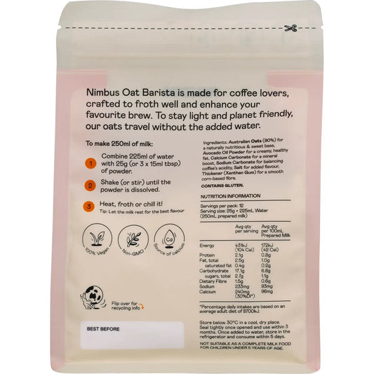 Nimbus- Oat Barista Milk Powder-300g