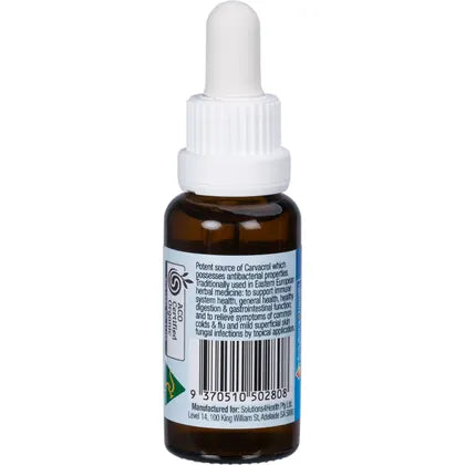 Solutions 4 Health- Oil of Wild Oregano-50ml
