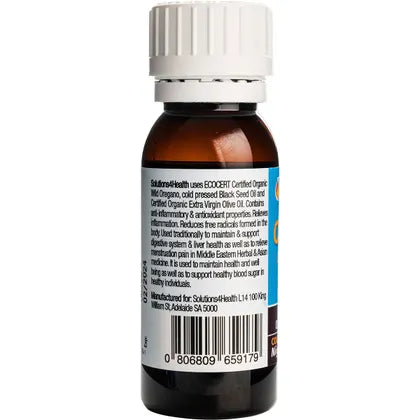 Solutions 4 Health- Oil of Wild Oregano with Black Seed Oil-50ml