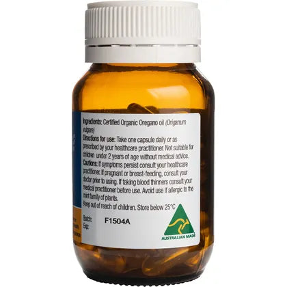 Solutions 4 Health- Oil of Wild Oregano VegeCaps-60 Caps