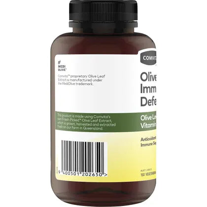 Comvita- Olive Leaf Extract Immune Defence Vege Caps-150 Caps