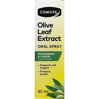 Comvita- Olive Leaf Extract Oral Spray Peppermint & Lemon-30ml