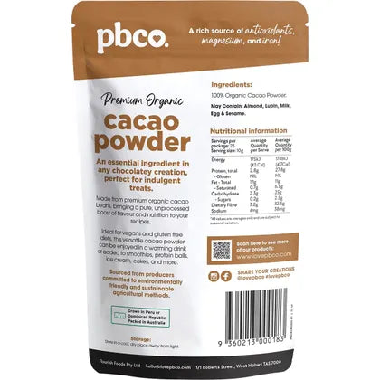 PBco- Organic Cacao Powder-250g