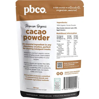 PBco- Organic Cacao Powder-400g