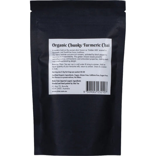 Chai Tea- Organic Chunky Turmeric Chai-100g