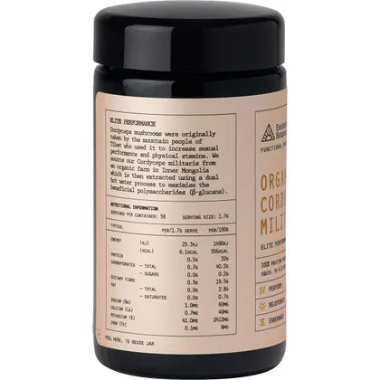 Evolution Botanicals- Organic Cordyceps Militaris Elite Performance-100g