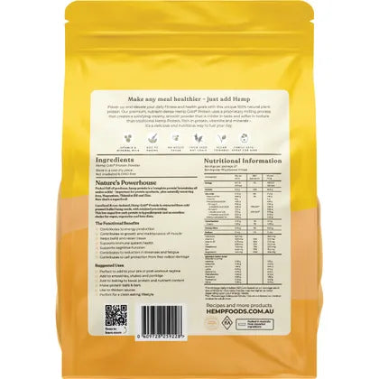 Hemp Foods Australia- Organic Hemp Gold Protein -900g