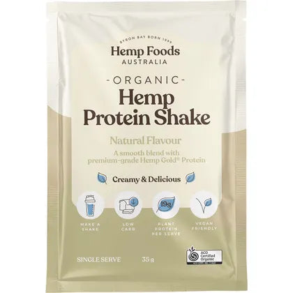 Hemp Foods Australia- Organic Hemp Protein Shake Natural-7x35g