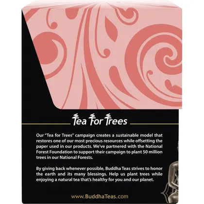 Buddha Teas- Organic Herbal Tea Bags Detox Dharma Blend-18pk