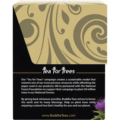 Buddha Teas- Organic Herbal Tea Bags Milk Thistle Tea-18pk