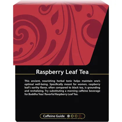 Buddha Teas- Organic Herbal Tea Bags Raspberry Leaf Tea-18pk