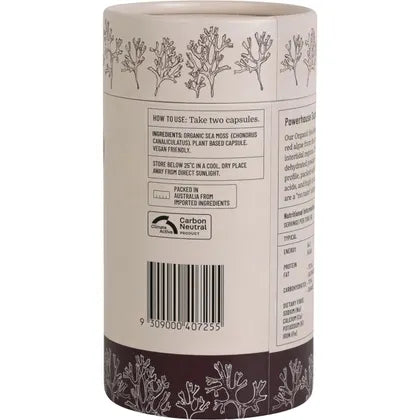 Evolution Botanicals- Organic Sea Moss-120 Caps