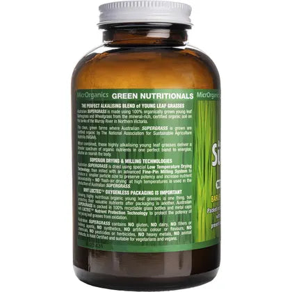 Green Nutritionals- Organic Supergrass Powder-200g
