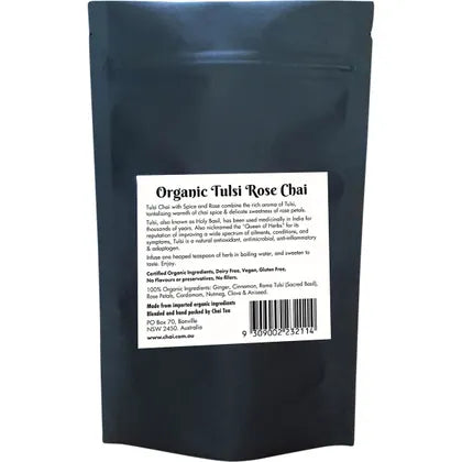 Chai Tea- Organic Tulsi Rose Chai-70g