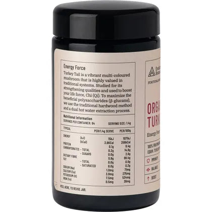 Evolution Botanicals- Organic Turkey Tail Energy Force-90g
