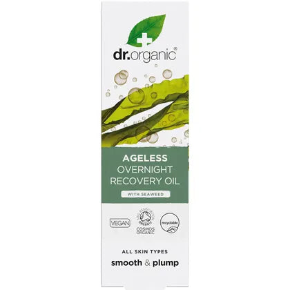 Dr. Organic- Overnight Recovery Oil Ageless with Seaweed-30ml