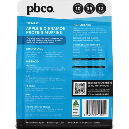 PBco- Protein Muffin Mix Plant Protein-340g