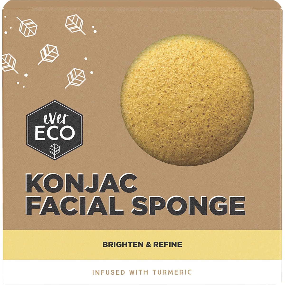 Ever Eco- Konjac Facial Sponge Turmeric