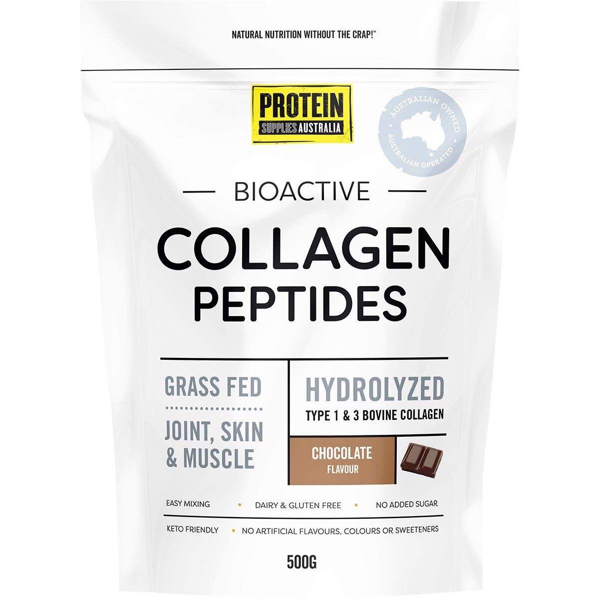 Protein Supplies Australia- Collagen Chocolate-500g