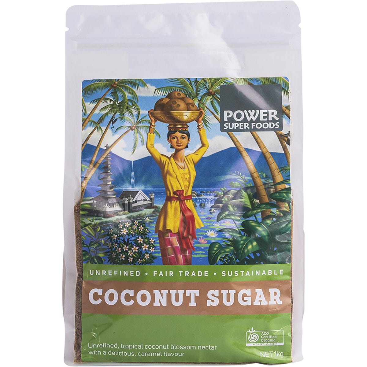 Power Super Foods- Coconut Sugar Certified Organic-1kg