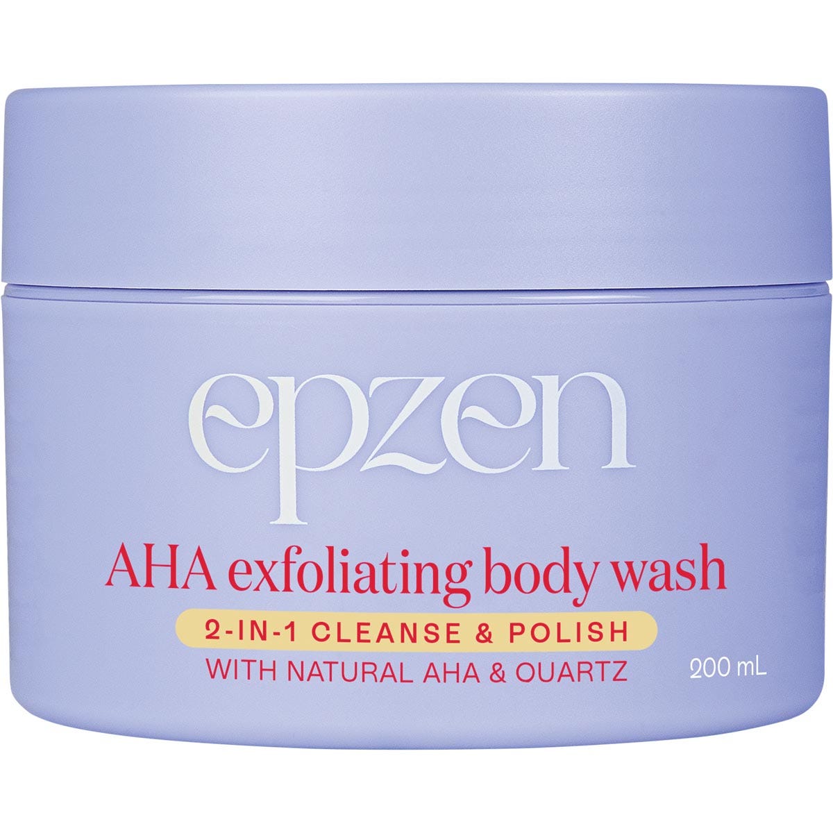 Epzen- AHA Exfoliating Body Wash 2-in-1 Cleanse & Polish-200ml
