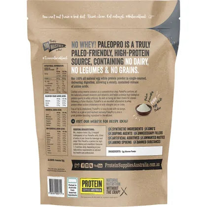 Protein Supplies Australia- PaleoPro Egg White Protein Pure-400g