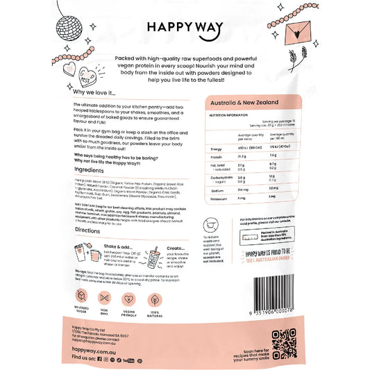 Happy Way- Pea Protein Powder Vanilla-500g