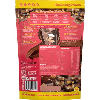 MACRO MIKE- Peanut Plant Protein Chocolate Hazelnut-520g
