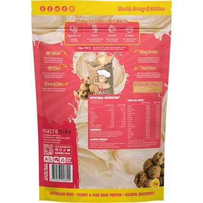 MACRO MIKE- Peanut Plant Protein Cookie Dough-1kg