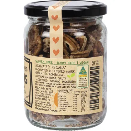 Mindful Foods- Pecans Organic & Activated-220g