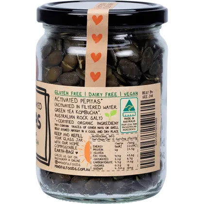 Mindful Foods- Pepitas Organic & Activated-300g