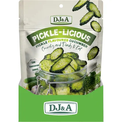 DJ&A- Pickle-Licious Pickle Flavoured Cucumber-9x50g