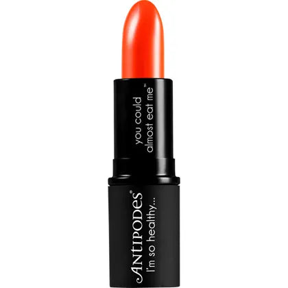 Antipodes- Piha Beach Tangerine Lipstick-4g