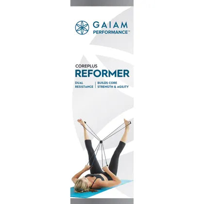 Gaiam- Pilates Reformer 4-Loop Design and Multiple Grips
