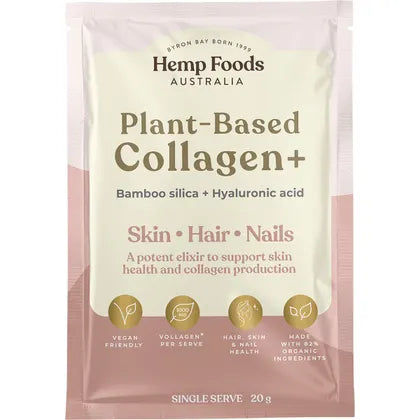 Hemp Foods Australia- Plant-Based Collagen+ Berry-7x20g