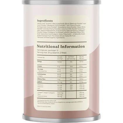 Hemp Foods Australia- Plant-Based Collagen+ Berry-240g