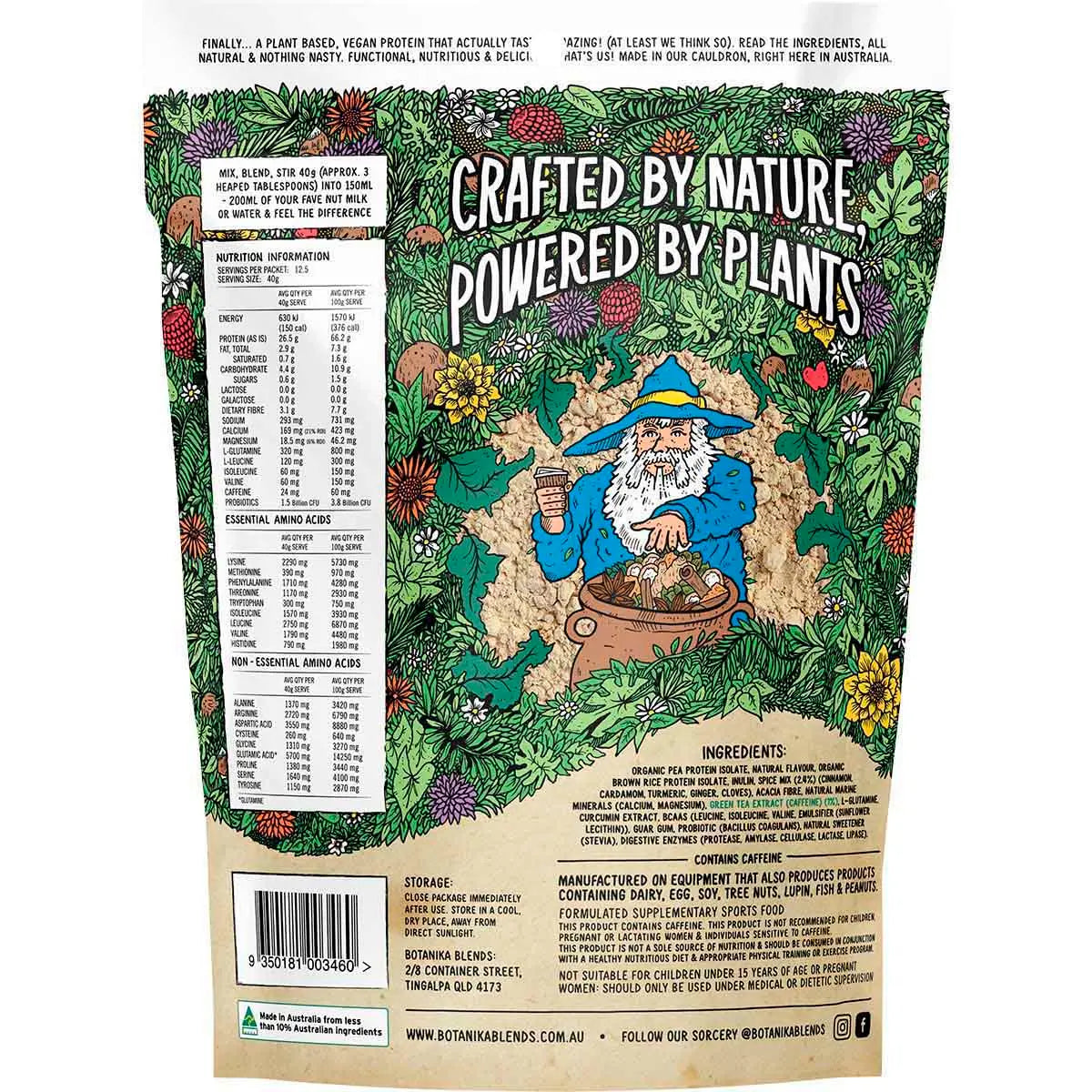 Botanika Blends- Plant Protein Golden Chai Latte-1kg