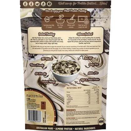 MACRO MIKE- Plant Protein Pudding Cookies & Cream-400g
