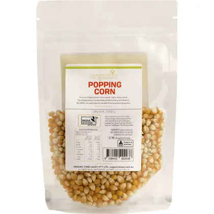 Organic Times- Popping Corn-200g