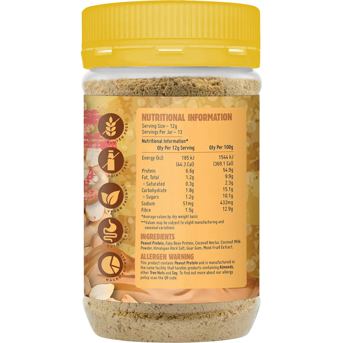 MACRO MIKE- Powdered Peanut Butter Sweet Original-156g