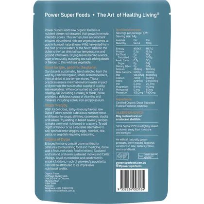 Power Super Foods- Dulse Flakes Certified Organic -150g