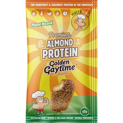 MACRO MIKE- Premium Almond Protein Golden Gaytime-12x40g
