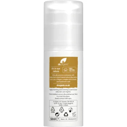 Dr. Organic- Pro Collagen Plus+ Anti-Ageing Moisturiser Bakuchiol-50ml