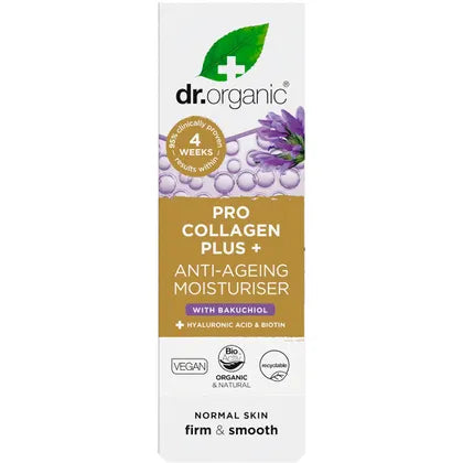 Dr. Organic- Pro Collagen Plus+ Anti-Ageing Moisturiser Bakuchiol-50ml