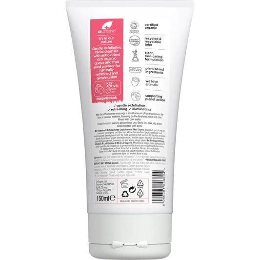 Dr. Organic- Exfoliating Face Wash Organic Guava-150ml