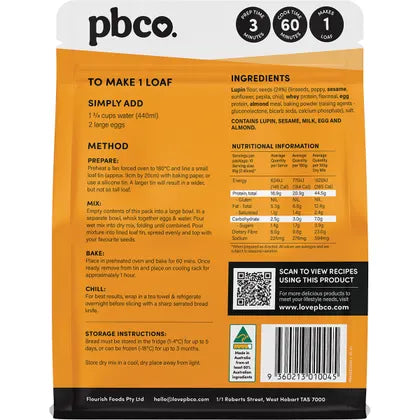 PBco- Protein 6 Seeds Bread Mix-350g