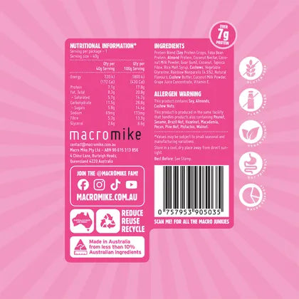 MACRO MIKE- Protein Ball Birthday Cake-12x40g