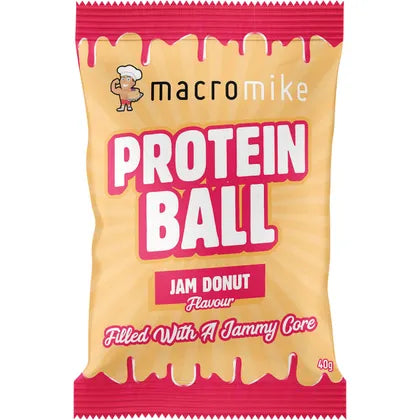 MACRO MIKE- Protein Ball Jam Donut-12x40g