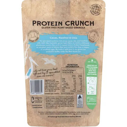 Coastal Crunch- Protein Crunch Granola Cacao, Hazelnut & Chia-320g