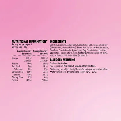 MACRO MIKE- Protein Indulgence Bar Chocolate Birthday Cake-12x50g